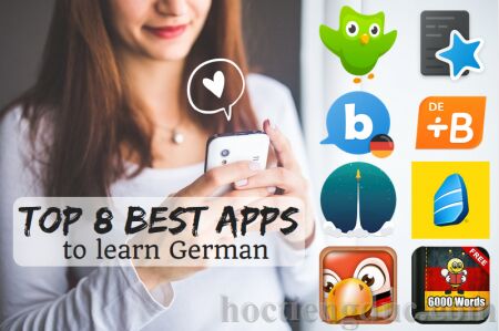 Học tiếng Đức qua app điện thoại