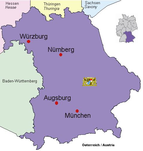 Bang Bayern là bang nổi tiếng trong các bang của Đức với thành phố Munchen