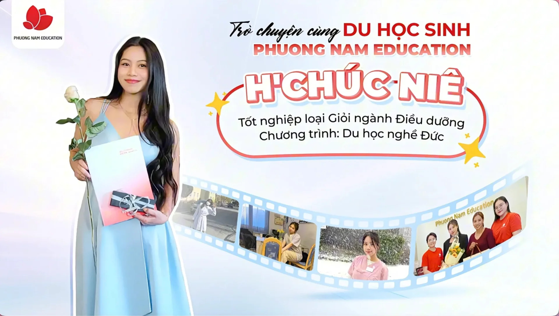 Ảnh thumbnail video cảm nhận học viên đã thi đậu chứng chỉ ÖSD tại PNE
