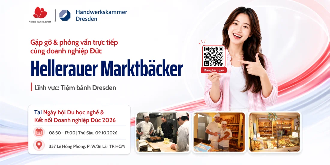 Gặp gỡ & phỏng vấn trực tiếp cùng Hellerauer Marktbäcker - Tiệm bánh Dresden tại Đức