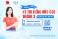 Thông báo tổ chức kỳ thi cấp Chứng chỉ năng lực tiếng Đức ÖSD tháng 03/2026