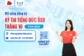 Thông báo tổ chức kỳ thi cấp Chứng chỉ năng lực tiếng Đức ÖSD trình độ B1 - tháng 10/2025
