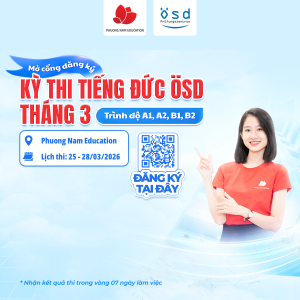 Phuong Nam Education tổ chức kỳ thi cấp Chứng chỉ năng lực tiếng Đức ÖSD 
