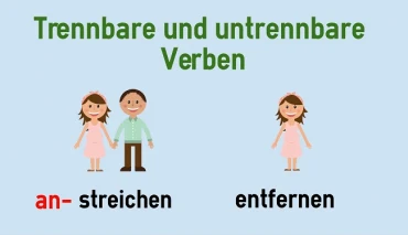 Trennenbare und untrennbare Verben - Động từ tách được và không tách được