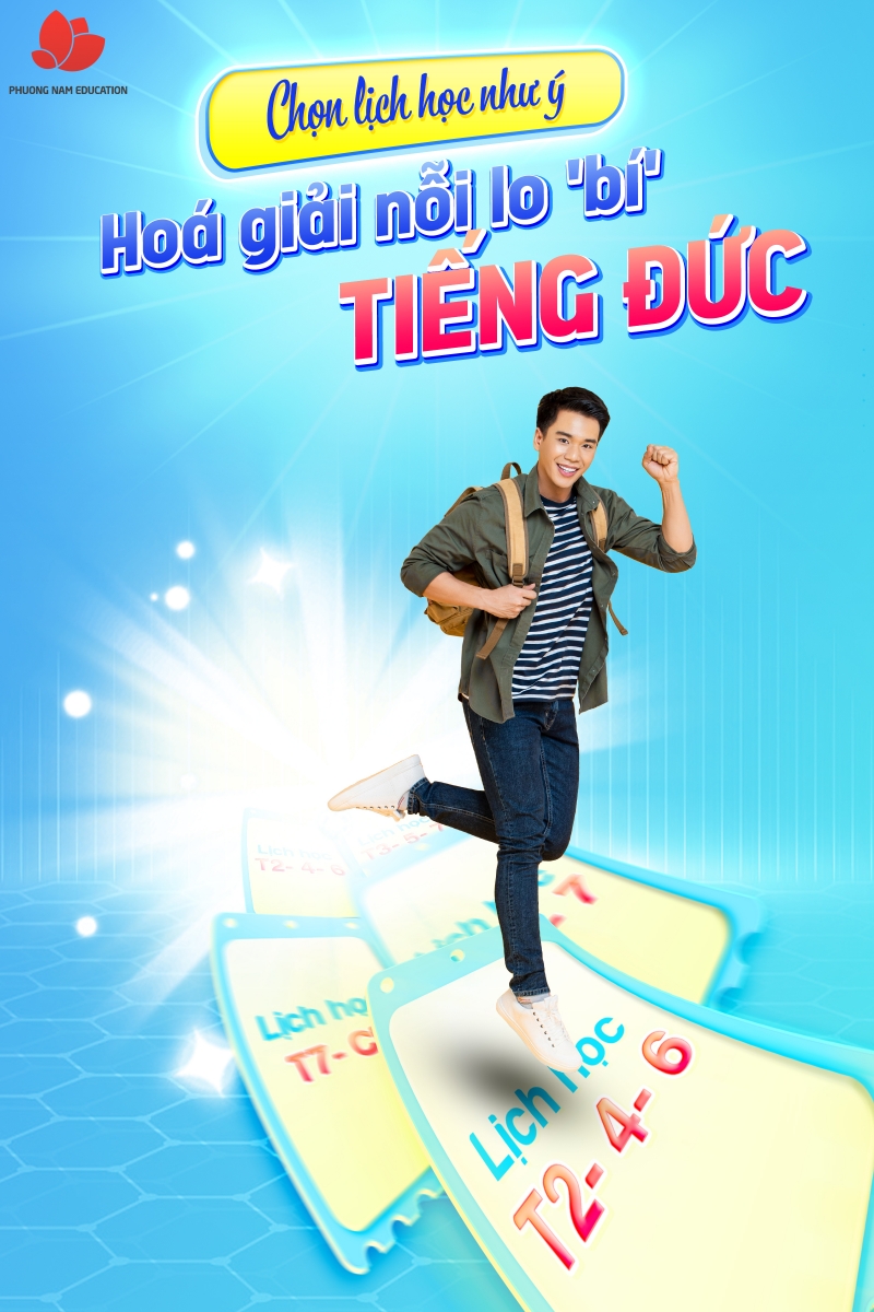 Hóa giải nỗi lo “bí” tiếng Đức cùng khóa học offline tại Phuong Nam Education