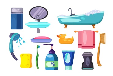 Das Badezimmer - Từ vựng tiếng Đức chủ đề phòng tắm