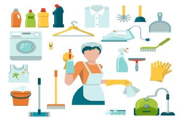 Haushaltsarbeit - Từ vựng tiếng Đức chủ đề công việc nhà