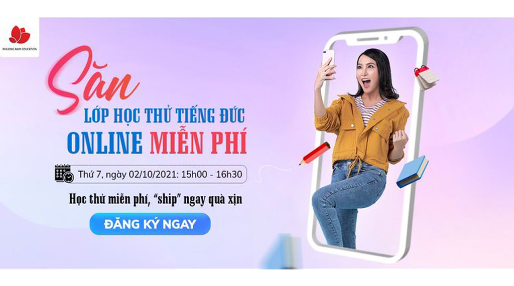 Trải nghiệm ngay buổi học thử tiếng Đức online miễn phí