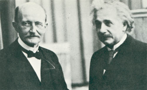 Max Planck và Albert Einstein
