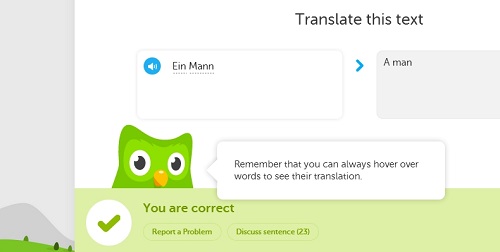 Website học tiếng Đức miễn phí - Duolingo.com
