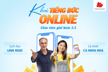 Nhiều ưu đãi hấp dẫn dành cho học viên khi đăng ký khóa tiếng Đức Online 1 kèm 1 tại Phuong Nam Education