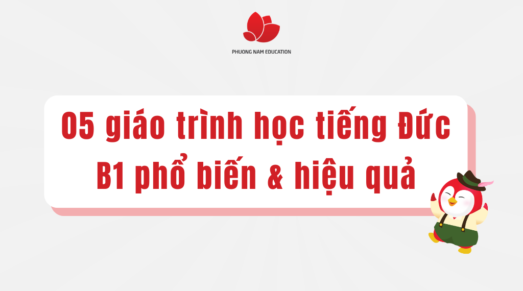 05 bộ giáo trình học tiếng Đức B1 phổ biến và hiệu quả