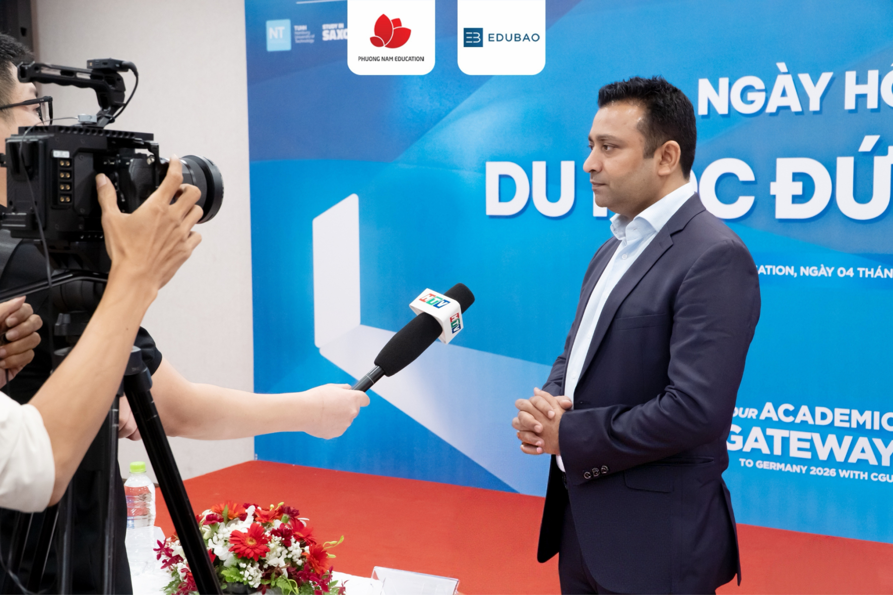 Đài truyền hình HTV đưa tin về Ngày hội Du học Đức 2026