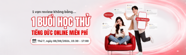 lớp học thử tiếng Đức online miễn phí của Phuong Nam Education