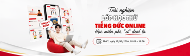 lớp học thử tiếng Đức online miễn phí của Phuong Nam Education