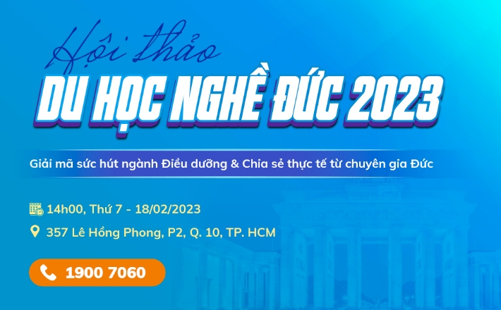 Hội thảo “Cơ hội Du học nghề & việc làm Điều dưỡng tại Đức”, giao lưu trực tiếp chuyên gia Đức