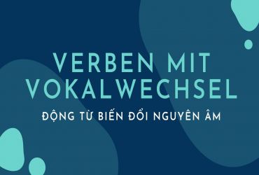 Verben mit Vokalwechsel - Động từ biến đổi nguyên âm